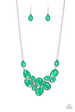 Load image into Gallery viewer, Keeps GLOWING and GLOWING - Green Paparazzi Necklace
