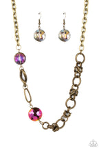 Load image into Gallery viewer, Celestially Celtic - Brass Paparazzi Necklace
