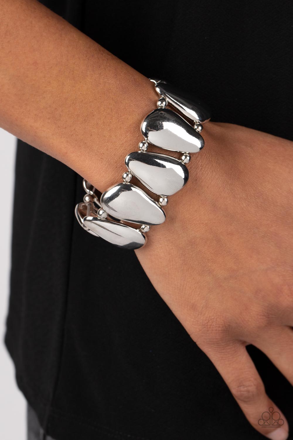 Classy Cave - Silver Paparazzi Bracelet