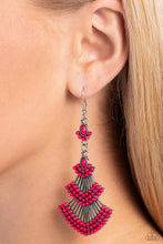 Load image into Gallery viewer, Eastern Expression - Pink Earrings

