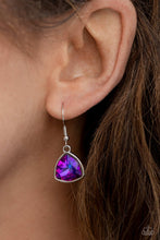 Load image into Gallery viewer, Glittering Geometrics - Purple Paparazzi Necklace

