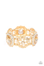 Load image into Gallery viewer, Gilded Gallery - Gold Paparazzi Bracelet
