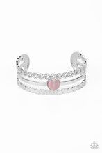 Load image into Gallery viewer, You Win My Heart - Pink Paparazzi Bracelet
