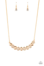Load image into Gallery viewer, Sparkly Suitor - Gold Paparazzi Necklace
