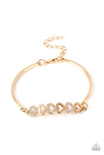 Load image into Gallery viewer, Attentive Admirer - Gold Paparazzi Bracelet
