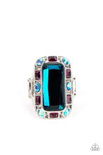 Load image into Gallery viewer, Radiant Rhinestones - Blue Paparazzi Ring
