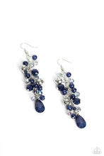 Load image into Gallery viewer, Cheeky Cascade - Blue Earrings
