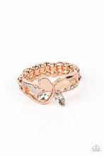 Load image into Gallery viewer, Fetching Flutter - Rose Gold Paparazzi Ring

