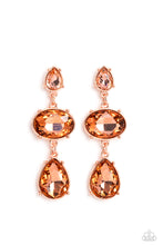 Load image into Gallery viewer, Royal Appeal - Copper Paparazzi Earrings
