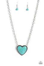 Load image into Gallery viewer, Authentic Admirer - Blue Paparazzi Necklace
