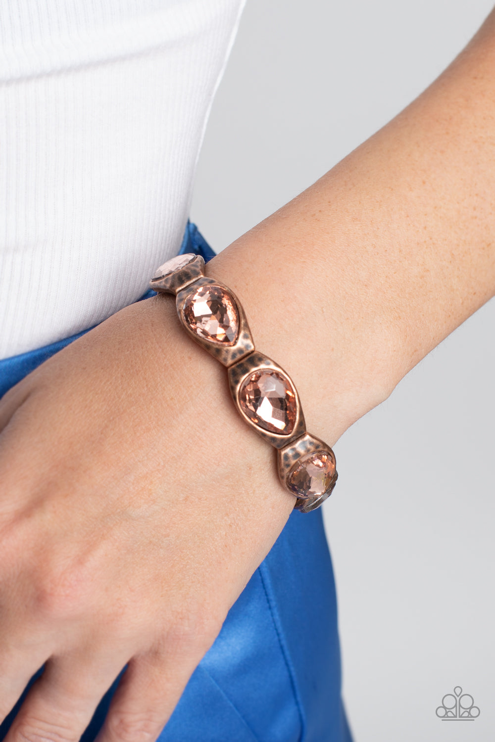 Formal Fanfare - Copper Paparazzi Bracelet
