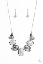 Load image into Gallery viewer, Patterned Paisley - Silver Necklace
