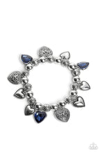 Load image into Gallery viewer, Charming Crush - Blue Paparazzi Bracelet
