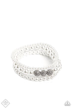 Load image into Gallery viewer, Showy Soprano - White Paparazzi Bracelet
