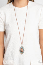 Load image into Gallery viewer, Over the TEARDROP - Copper Paparazzi Necklace
