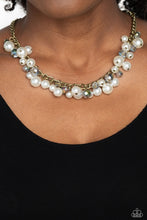 Load image into Gallery viewer, Glinting Goddess - Brass Paparazzi Necklace
