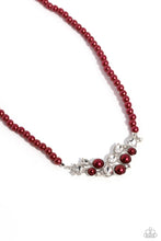 Load image into Gallery viewer, Pampered Pearls - Red Necklace
