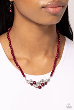 Load image into Gallery viewer, Pampered Pearls - Red Necklace
