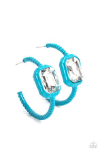 Load image into Gallery viewer, Call Me TRENDY - Blue Paparazzi Earrings
