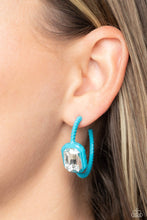 Load image into Gallery viewer, Call Me TRENDY - Blue Paparazzi Earrings
