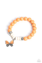 Load image into Gallery viewer, Bold Butterfly - Orange Paparazzi Bracelet

