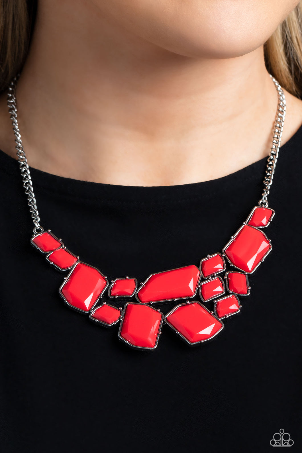 Energetic Embers - Red Necklace