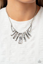 Load image into Gallery viewer, Paisley Pastime - Silver Necklace
