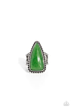 Load image into Gallery viewer, Earthy Engagement - Green Paparazzi Ring
