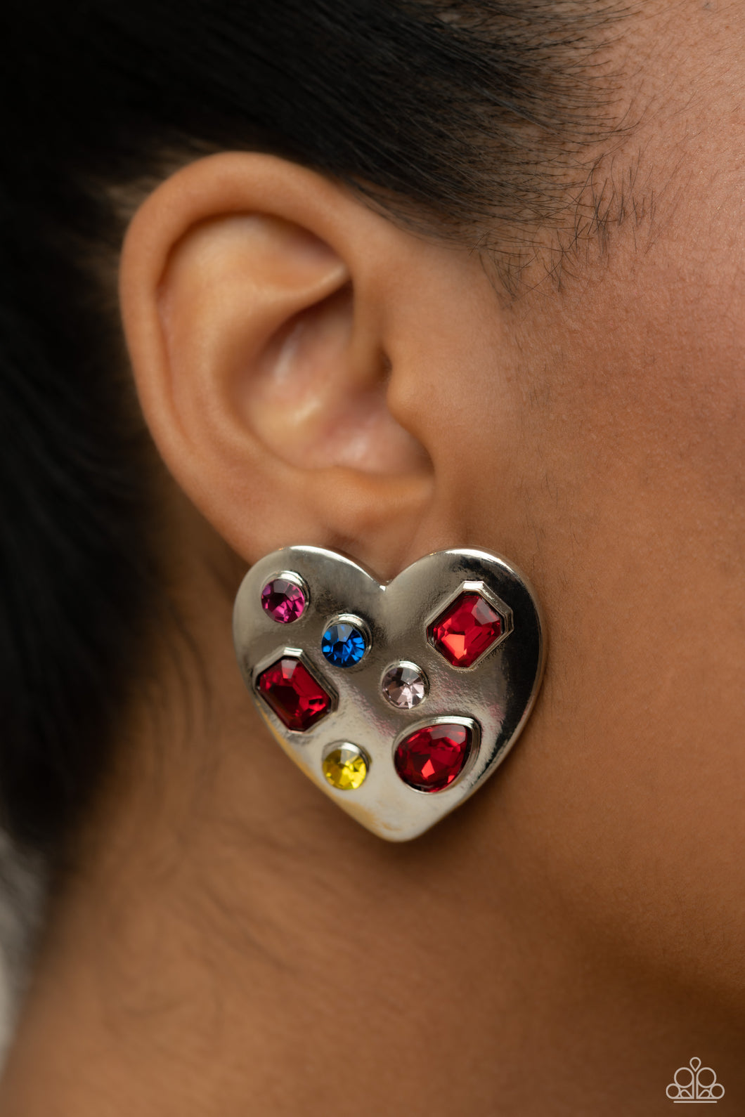 Relationship Ready - Red Paparazzi Earrings