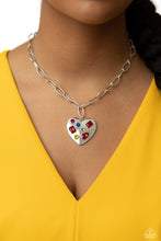 Load image into Gallery viewer, Online Dating - Red Paparazzi Necklace
