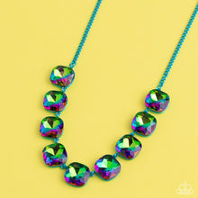 Load image into Gallery viewer, Combustible Command - Blue Paparazzi Necklace
