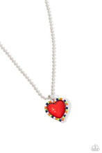 Load image into Gallery viewer, Romantic Ragtime - Red Necklace
