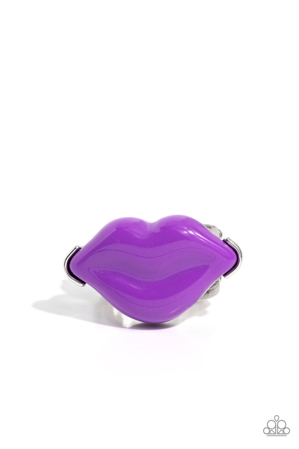 Lively Lips - Purple Lip Ring