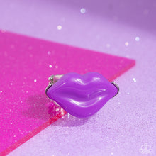 Load image into Gallery viewer, Lively Lips - Purple Lip Ring
