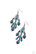 Load image into Gallery viewer, Regal Renovation - Blue Paparazzi Earrings
