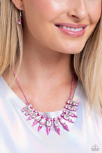 Load image into Gallery viewer, Punk Passion - Pink Paparazzi Necklace

