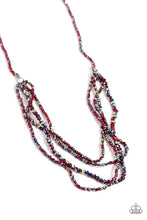 Load image into Gallery viewer, Candescent Cascade - Red Necklace
