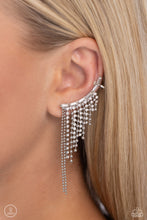 Load image into Gallery viewer, Tapered Tease - White Earrings
