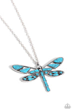 Load image into Gallery viewer, FLYING Low - Blue Necklace
