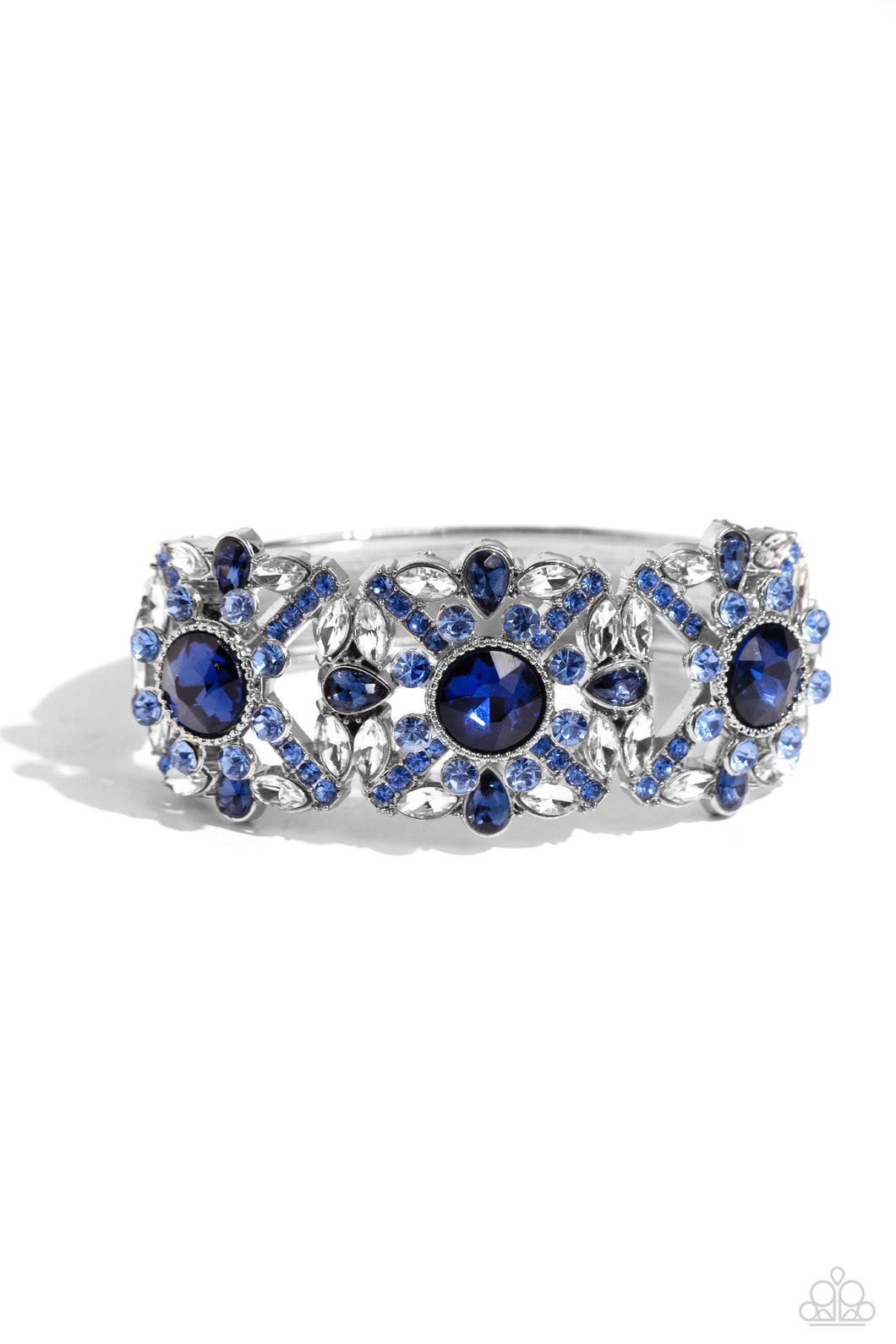 Shimmering Solo - Blue Bracelet
