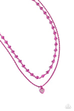 Load image into Gallery viewer, Cupid Combo - Pink Paparazzi Necklace
