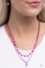 Load image into Gallery viewer, Cupid Combo - Pink Paparazzi Necklace
