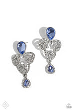 Load image into Gallery viewer, Giving Glam - Blue Paparazzi Earrings
