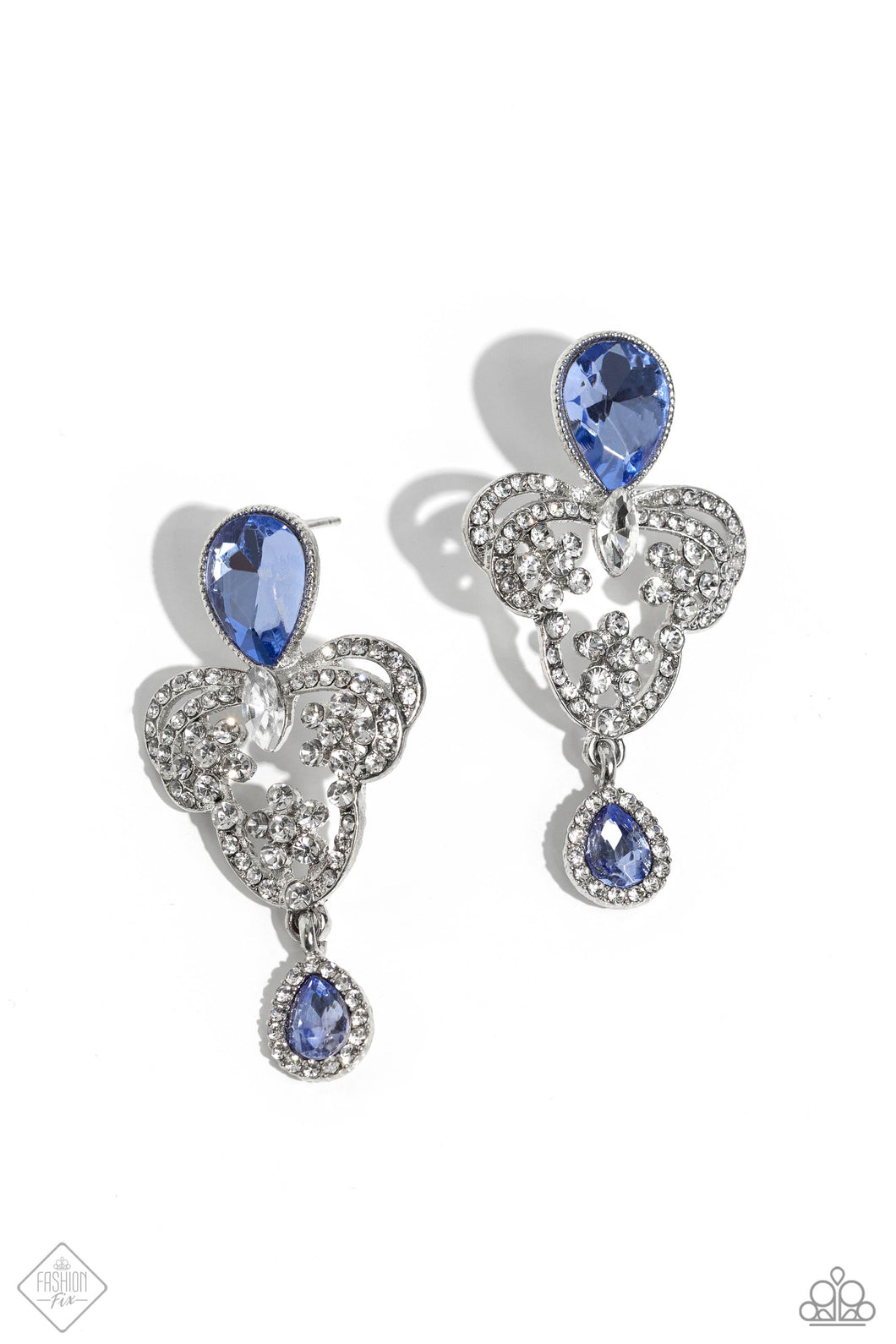 Giving Glam - Blue Paparazzi Earrings