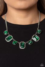 Load image into Gallery viewer, Royal Rumble - Green Paparazzi Necklace
