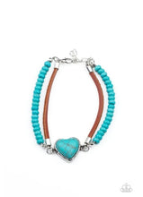 Load image into Gallery viewer, Paparazzi Charmingly Country Blue Bracelet
