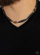 Load image into Gallery viewer, Paparazzi Stone Synchrony Brown Urban Necklace
