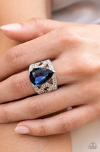 Load image into Gallery viewer, Kinda a Big Deal Blue Paparazzi Ring
