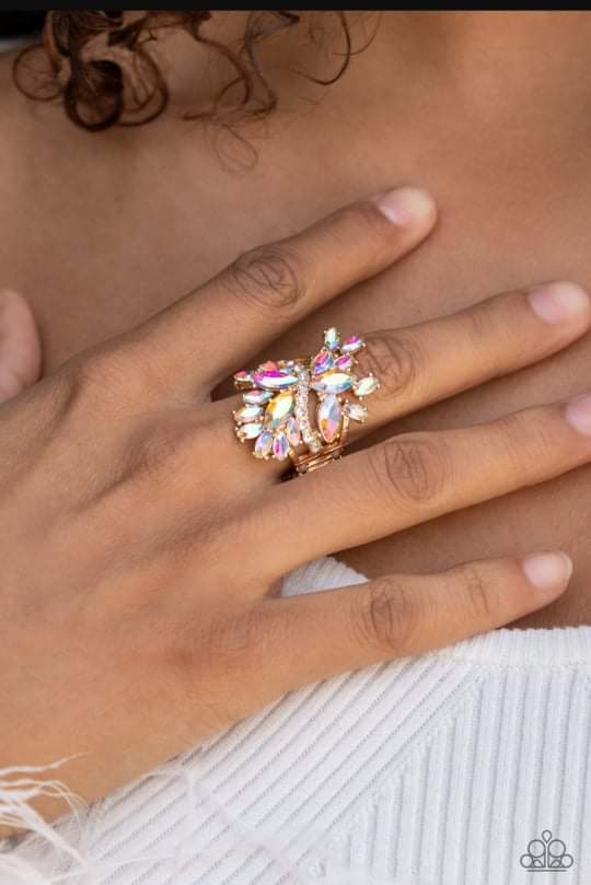 Flauntable Flare Gold Ring